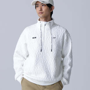 长袖 MASTER 高尔夫球服秋冬MBE日本男士 EDITION 半拉链夹克 BUNNY