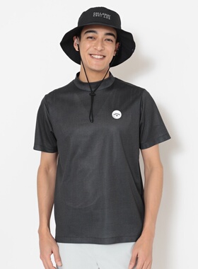 日本26春夏款Callaway卡拉威男士高尔夫服装网眼印花柔软刺绣短袖