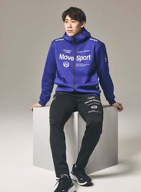 日本25秋冬款movesport男士高尔夫服装潮流弹力舒适吸湿速干长裤