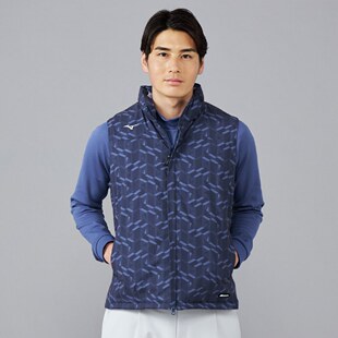 日本25年秋冬款美津浓Mizuno男士高尔夫服装简约时尚保暖羽绒马甲