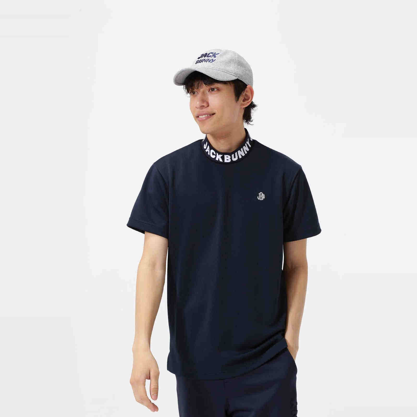 日本代购25年春夏Jack Bunny高尔夫服装男士高弹快干干爽短袖衬衫