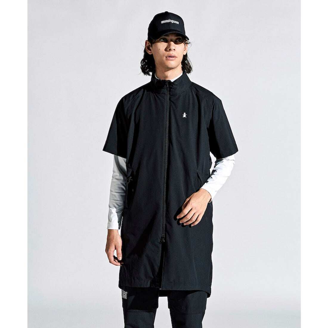 24年日本代购MUNSINGWEAR/万星威高尔夫服装男士酷炫时尚耐用雨衣
