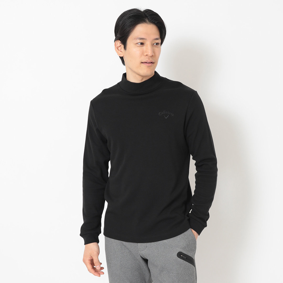 日本26秋冬Callaway卡拉威男士高尔夫服装吸湿起毛半高领柔软长袖