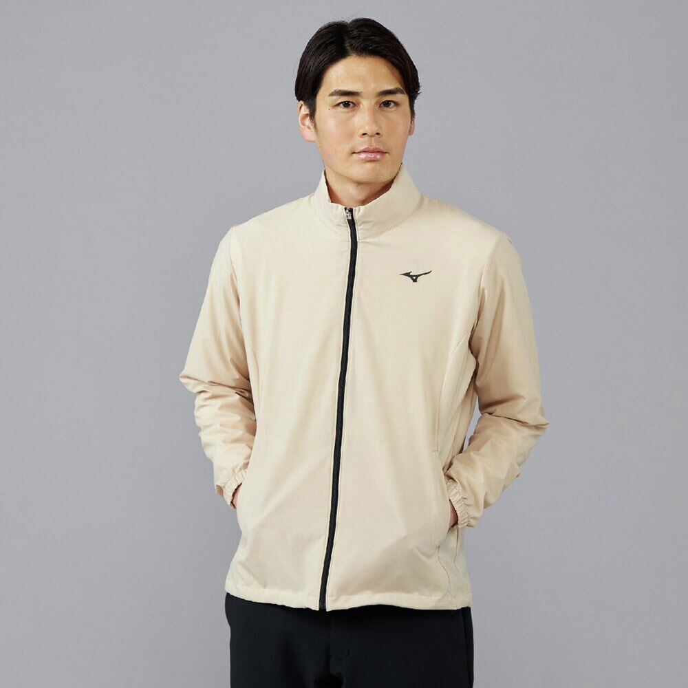 日本25年秋冬款美津浓Mizuno男士高尔夫服装弹力运动舒适夹克外套