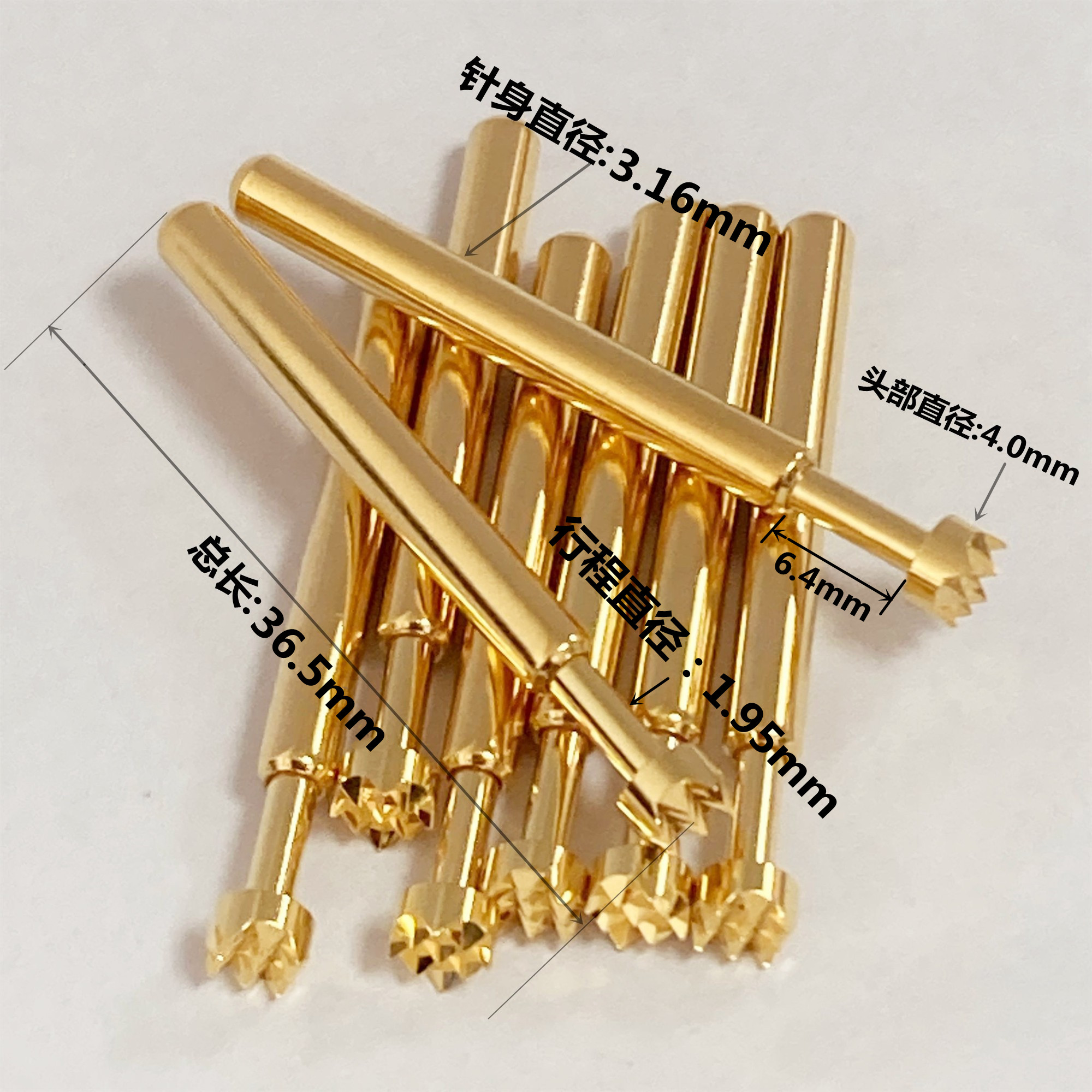 UB189-H梅花头弹簧顶针ICT探针