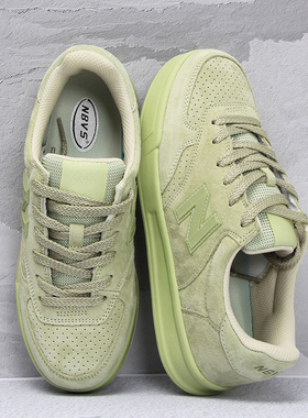 中新百伦伍兹303板鞋男秋冬季2025爆款经典休闲鞋女复古绿色n字鞋