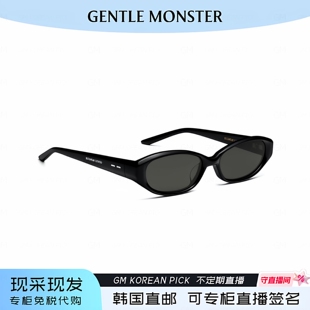 韩国直邮MONICA猫眼小框GM墨镜防晒男女新款太阳镜GENTLE MONSTER