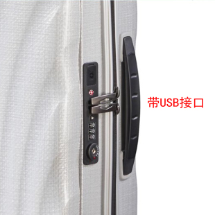 TSA18011密码 V22行李箱锁更换贝壳箱充电USB锁YIF锁 锁samsonite