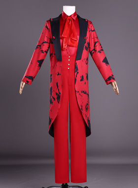 艾萨克cos 星期三第二季issac嘶噜怪红色礼服cosplay万圣节 cos