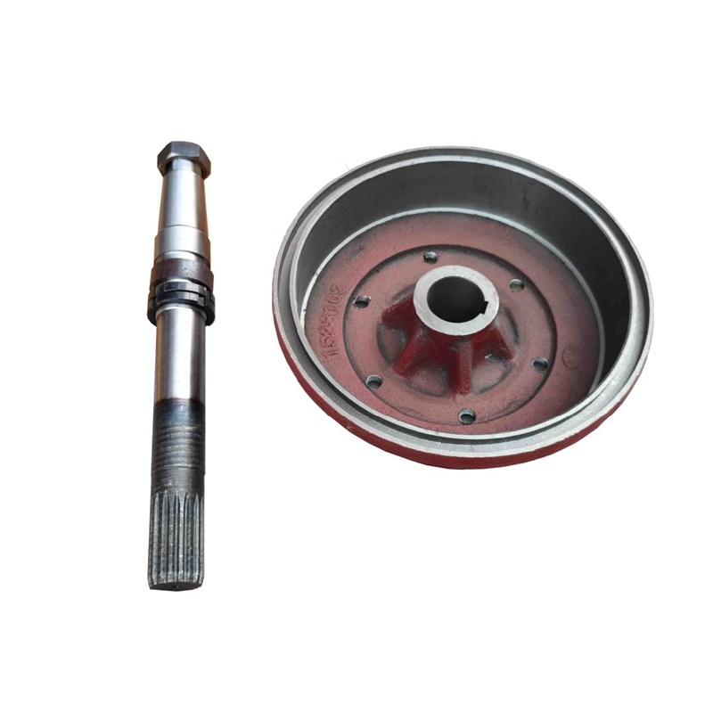 速发泰刹拖拉机洛小四轮半车 改装铲轴刹车锅 鸿车片优质