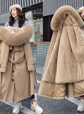 速发Wo Witer Jaet Hooded X-Log Thi Faux FurP added Pk