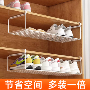 速发省空间鞋子收器神纳分层架鞋柜内分层架隔断鞋架子分隔板多层