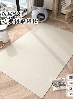 速发专ASAc垫防水防尿pv地可擦免洗围栏防滑垫养猫K用隔音地