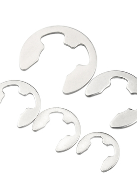 速发04不锈钢e型1簧卡扣E形开口挡圈卡环M卡.2M2.5M4M5M6M8M10M15