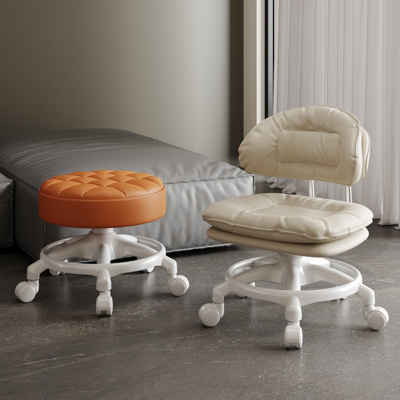 速发向轮矮凳子滑轮矮凳门口换小美缝修脚鞋凳儿童学步带娃轮滑椅