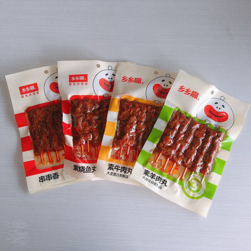 乡乡嘴手撕酒鬼豆筋酱香浓香味湖南特产辣条豆干素肉零食小吃辣片