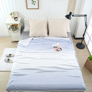 速发被季盖被双层竹纤冷感夏凉夏毛巾被单人毯工休闲毯子厂