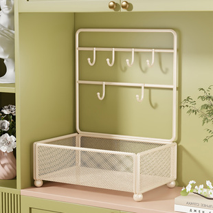 速发玄挂收纳装饰盒摆件入户门口鞋柜上置物架桌面关的整理墙神器
