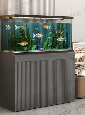 速发缸奢家用客厅鱼轻底柜鱼缸地柜鱼缸架子水族箱座底鱼缸柜子玄
