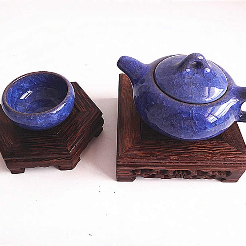 速发实木随型根雕底座 茶壶茶杯底座奇石玉石印章摆件红木雕底座