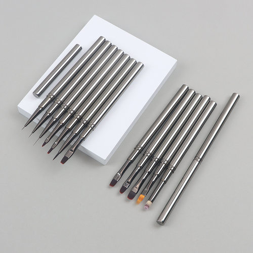 日式美甲笔刷子彩绘扫扫笔半透杆建构笔光疗渐变笔拉线笔美甲工具
