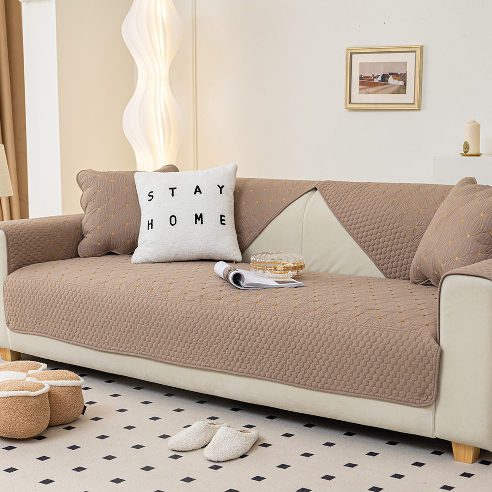 纯色麻绒沙发抱枕靠垫套客厅椅子腰靠床头大号靠背垫抱枕套不含芯