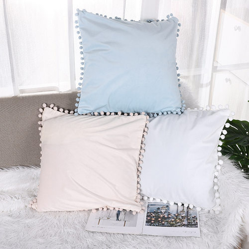 Soft Velvet Cushion Cover Decorative Pillows Throw waist