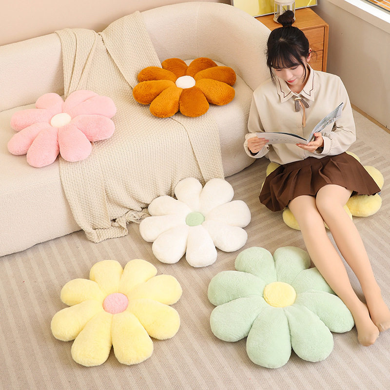 网红花瓣抱枕花朵床头靠枕客厅沙发靠垫飘窗装饰太阳花ins轻奢女