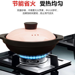 A6L浅锅砂锅干锅炖菜煲仔饭明火耐高温干烧砂锅煤气灶卡式炉