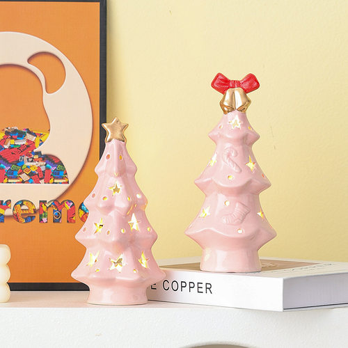 “无聊了送TA个陶瓷星星圣诞树”圣诞氛围摆件创意小礼品圣诞礼物