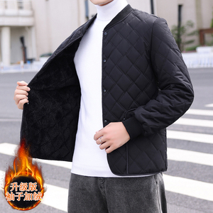 棉衣男士立领加绒加厚内穿小棉袄学生保暖内胆校服神器内搭防寒服