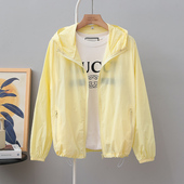 防晒衣女夏季 外套 透气防紫外线皮肤衣遮阳防晒服开衫 短款 宽松大码