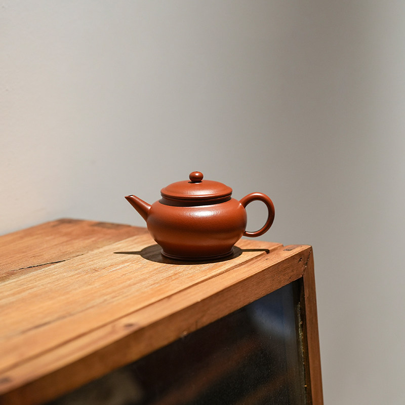 仓巴鹿人 孟臣水平 宜兴紫砂壶原矿朱泥纯手工制作中式茶器160cc