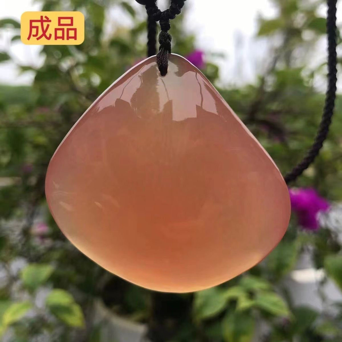 天然吊坠挂件水滴天然精美特大原石打磨diy饰品鱼惊石活玉毛衣链