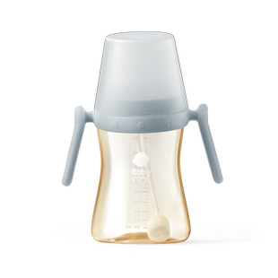 babycare歪头吸管奶瓶PPSU专用配件吸管重力球直饮型吸嘴旋转把手