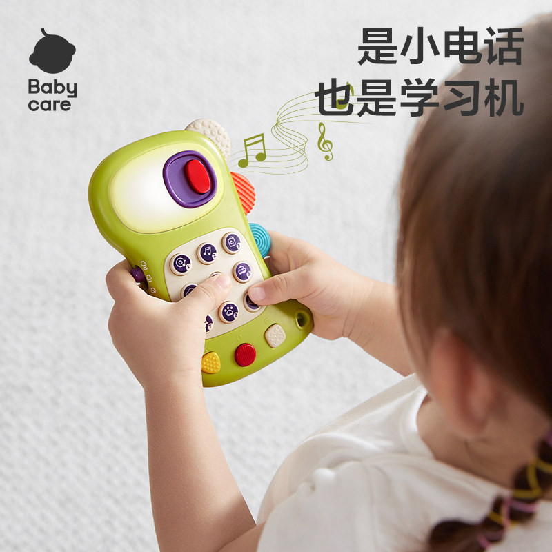 babycare仿真双语音乐电话玩具图片