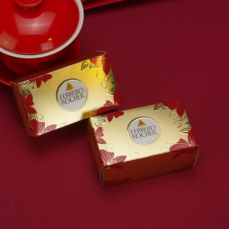 费列罗巧克力2粒成品婚礼装 婚庆装结婚喜糖含糖