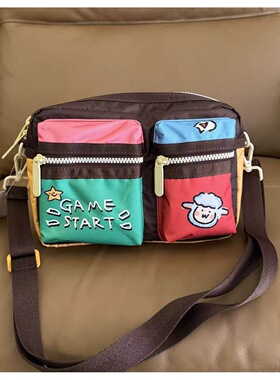 布布家校园外出可爱单肩斜挎包 L161尺寸26/16/5