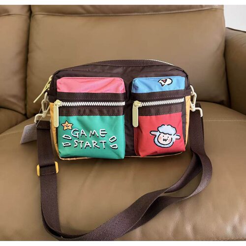 布布家校园外出可爱单肩斜挎包 L161尺寸26/16/5