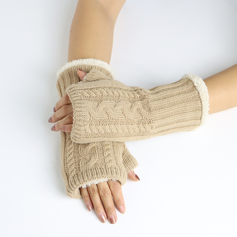 出口日本单秋冬季手套女针织毛线加绒保暖半指手套女时尚触屏手套,服饰配件/皮带/帽子/围巾,手套,淘宝优惠券,粉丝福利购,淘宝优惠卷