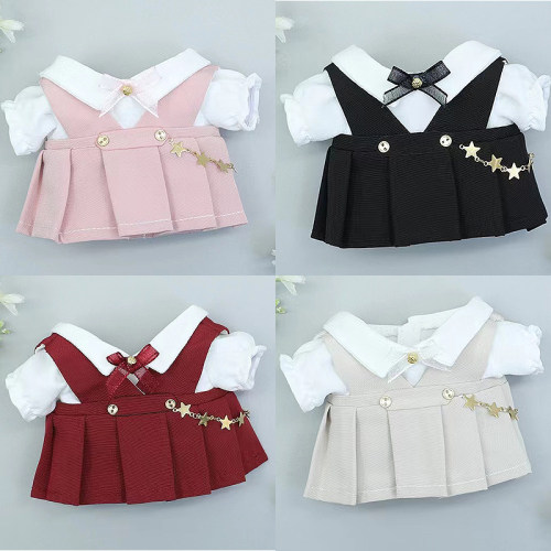 娃衣20cm棉花娃娃衣服学院风裙子