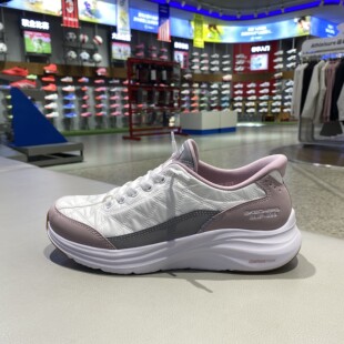 正品Skecher斯凯奇简约拼接撞色低帮户外女运动休闲鞋150404-WLV