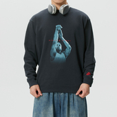 正品 UA安德玛透气舒适圆领百搭训练健身男运动休闲针织卫衣套头衫