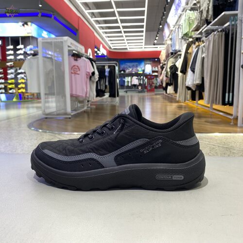 正品Skechers斯凯奇简约缓震低帮户外男运动休闲鞋徒步鞋237664