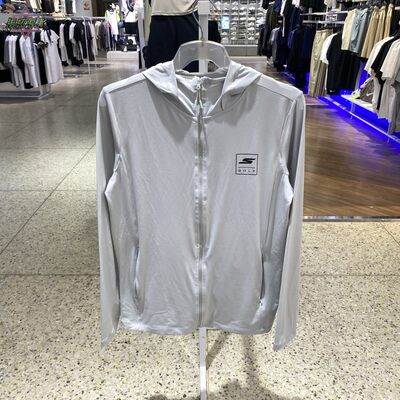 正品SKECHERS斯凯奇防紫外线男运动休闲夹克外套皮肤衣P225U130