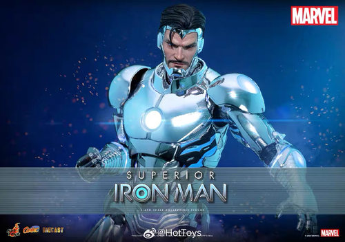 HOTTOYS HT 1/6 漫威漫画 究极钢铁侠 托尼斯塔克 可动