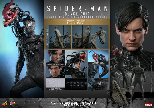 HOTTOYS 蜘蛛侠 黑色战衣 托比马奎尔 蜘蛛侠3 1/6 可动兵人 接单