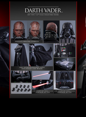 HOTTOYS HT 1/6 《星球大战前传3:西斯的复仇》达斯·维达 预定