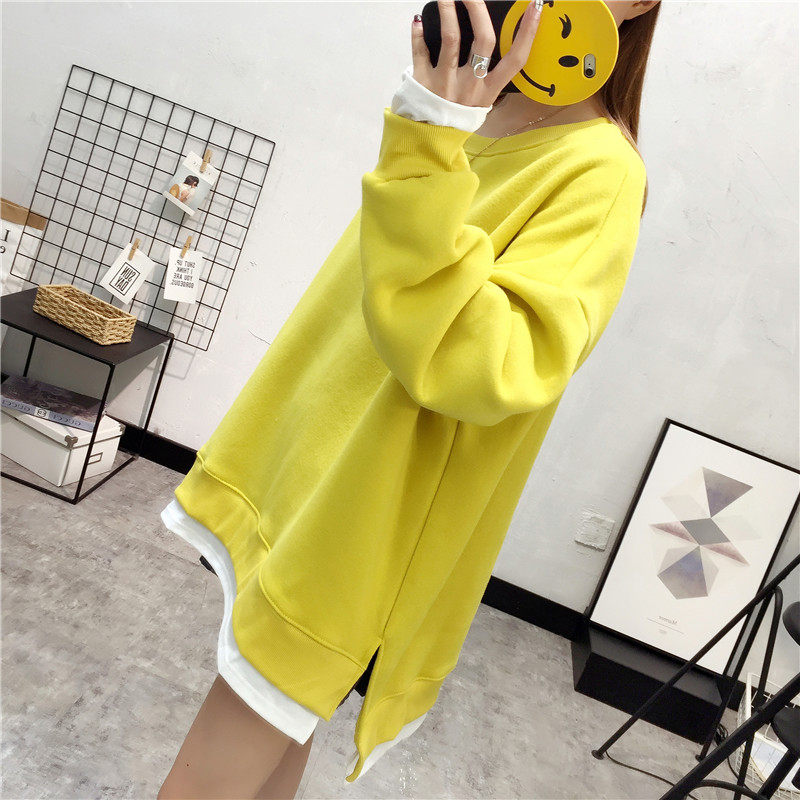 출산 가을 겨울 탑 한국 스타일 느슨한 벨벳 두꺼운 출산 운동복 중간 길이 대형 순수 코튼 자켓 겨울
