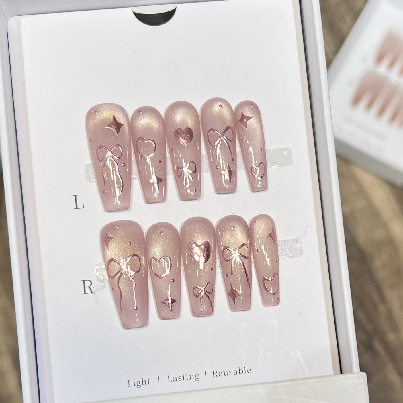 甜酷Y2K猫眼紫韵显白穿戴甲